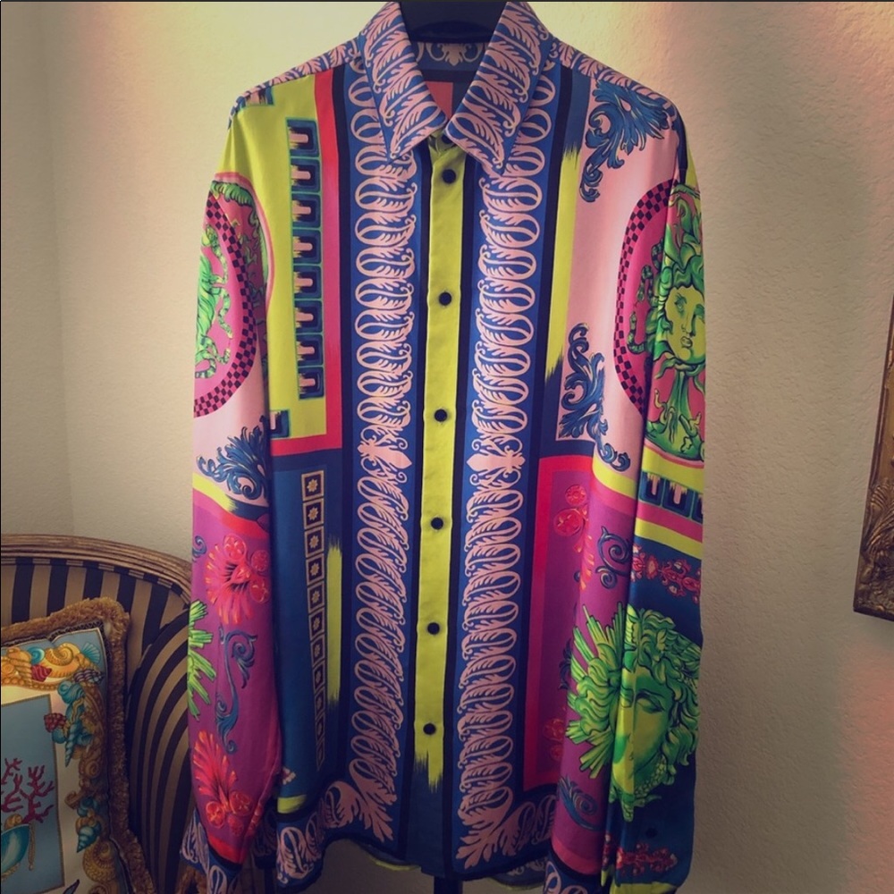 Versace Silk Vintage Print ⚜️🐍